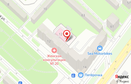 Транзит на Счастливой улице на карте