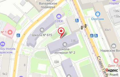 Государственная бюджетная общеобразовательная школа-интернат №2 на карте