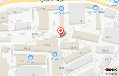 Магазин домашнего текстиля в Первореченском районе на карте