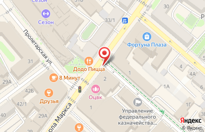 Детская планета на улице Фурье на карте