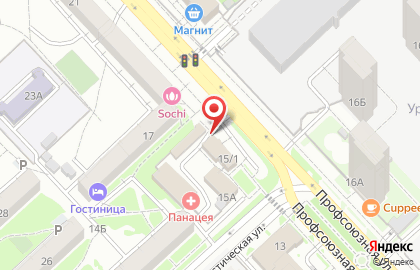 Ока на Профсоюзной улице на карте