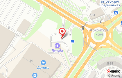 Заправочная станция Лукойл на Московской улице на карте