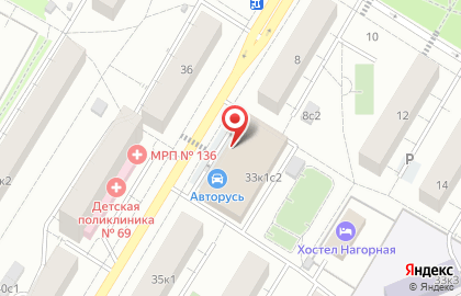 Магазин автозапчастей LADA Деталь на Нагорной улице на карте