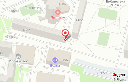 Продуктовый магазин в Москве на карте