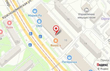 Магазин цифровой, бытовой техники и электроинструментов DNS в Коммунарском переулке на карте