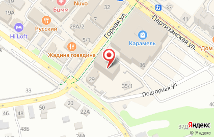Компания Кредит Партнер на Горной улице на карте