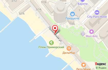 Магазин Manila bum на Приморской улице, 1А на карте