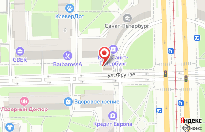 Магазин по продаже товаров из Финляндии Ruoka на Московском проспекте на карте
