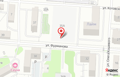 Строящиеся объекты, ООО Производственно-Строительная Компания на улице Фурманова на карте