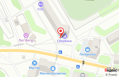 Страховая компания СберСтрахование на улице Комарова на карте