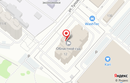 Омский областной суд в Кировском районе на карте