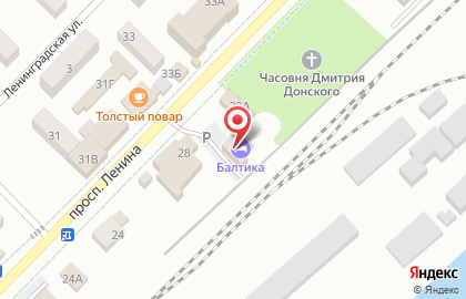 Гостиница Балтика на карте
