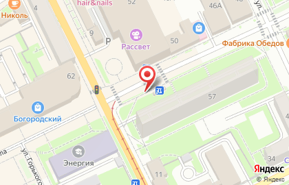 Продовольственный магазин в Москве на карте