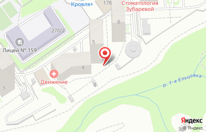 Клиника гастроэнтерологии и гепатологии Глобал Мед в Заельцовском районе на карте
