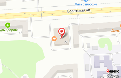 Супермаркет Магнит на Ленинградском микрорайоне на карте