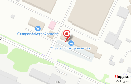 Многопрофильная фирма Ставропольстройопторг в Ставрополе на карте