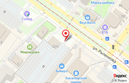 Автостоянка в Смоленске на карте