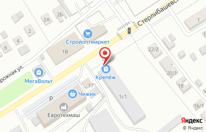 Магазин Мир крепежа на Фестивальной улице на карте