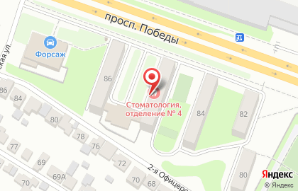 Станция юных техников №1 на проспекте Победы на карте