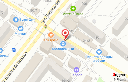 Магазинчик в Октябрьском районе на карте