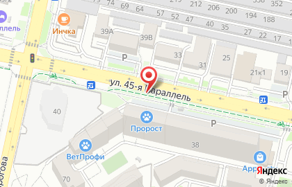 Рекламный щит 3х6м. на карте