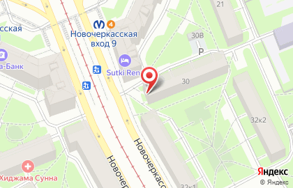 Продуктовый магазин в Санкт-Петербурге на карте