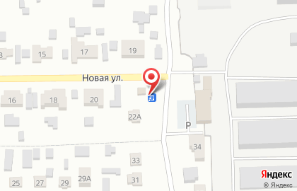 Продуктовый магазин Абрикос на Новой улице на карте
