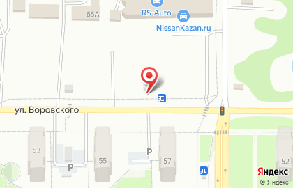 Шиномонтажная мастерская в Ново-Савиновском районе на карте