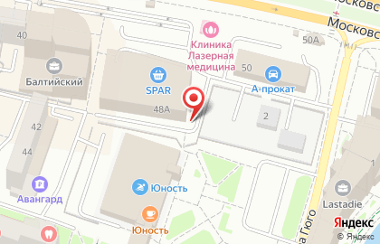 Автостоянка Парковка на Московском проспекте на карте