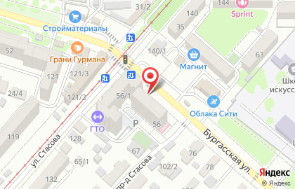 Пивко в Центральном округе на карте
