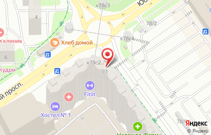 Магазин фруктов и овощей в Москве на карте