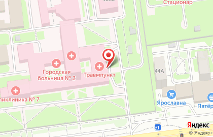 Травмпункт Городская больница №2 г. Белгорода в Белгороде на карте