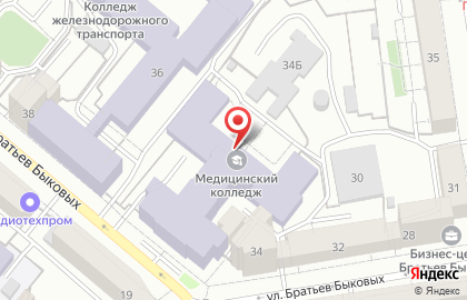 Уральское территориальное управление Федерального агентства железнодорожного транспорта на карте