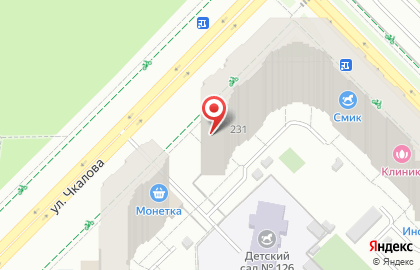 Спортивно-образовательная академия Рекорд в Ленинском районе на карте