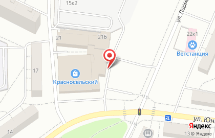 Магазин Спортивный Стиль в Красносельском районе на карте