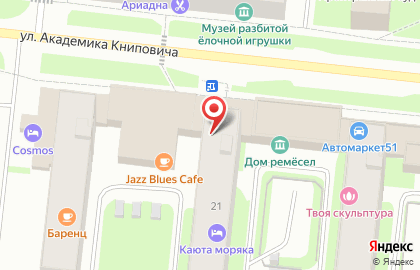 Супермаркет Fix Price на улице Академика Книповича на карте