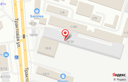 Алма на Трактовой улице на карте