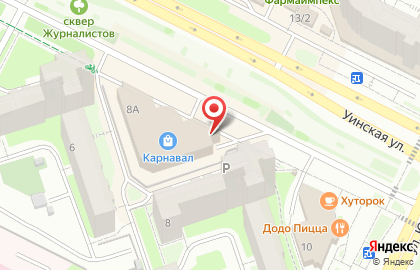 Сеть водоматов ПростоВода в Мотовилихинском районе на карте