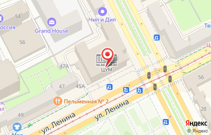 Сеть ювелирных салонов Ювелиръ в Ленинском районе на карте