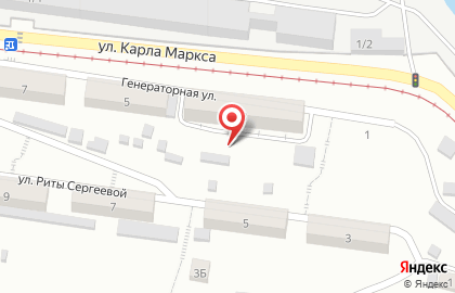 Комфорт, ТСЖ на Генераторной улице на карте