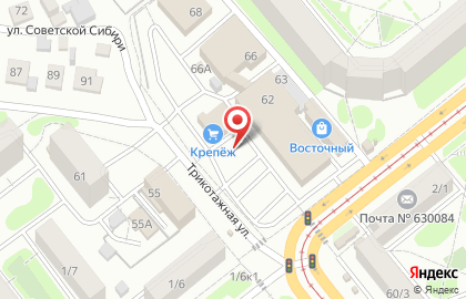Магазин крепежа на Трикотажной улице на карте