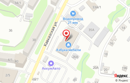 Мебельный салон Азбука мебели в Петропавловске-Камчатском на карте