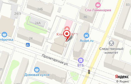 Оператор связи МегаФон на Пролетарской улице на карте