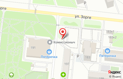 Автостоянка в Новосибирске на карте