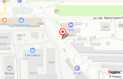 Пункт приема металлолома и вторсырья Башторг на улице им. Фронтовых бригад на карте