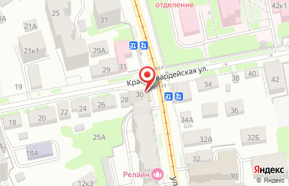 Продуктовый магазин в Ленинском районе на карте