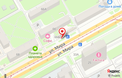 Кулинарная лавка Брусникино на улице Мира на карте