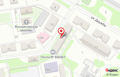 Волго-Вятский банк Сбербанка России, ОАО, Борское отделение №9042 в квартале Дружбы на карте