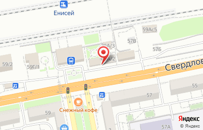 Техностиль на Свердловской улице на карте