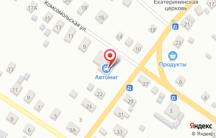 Магазин автозапчастей Автомиг в Нижнем Новгороде на карте